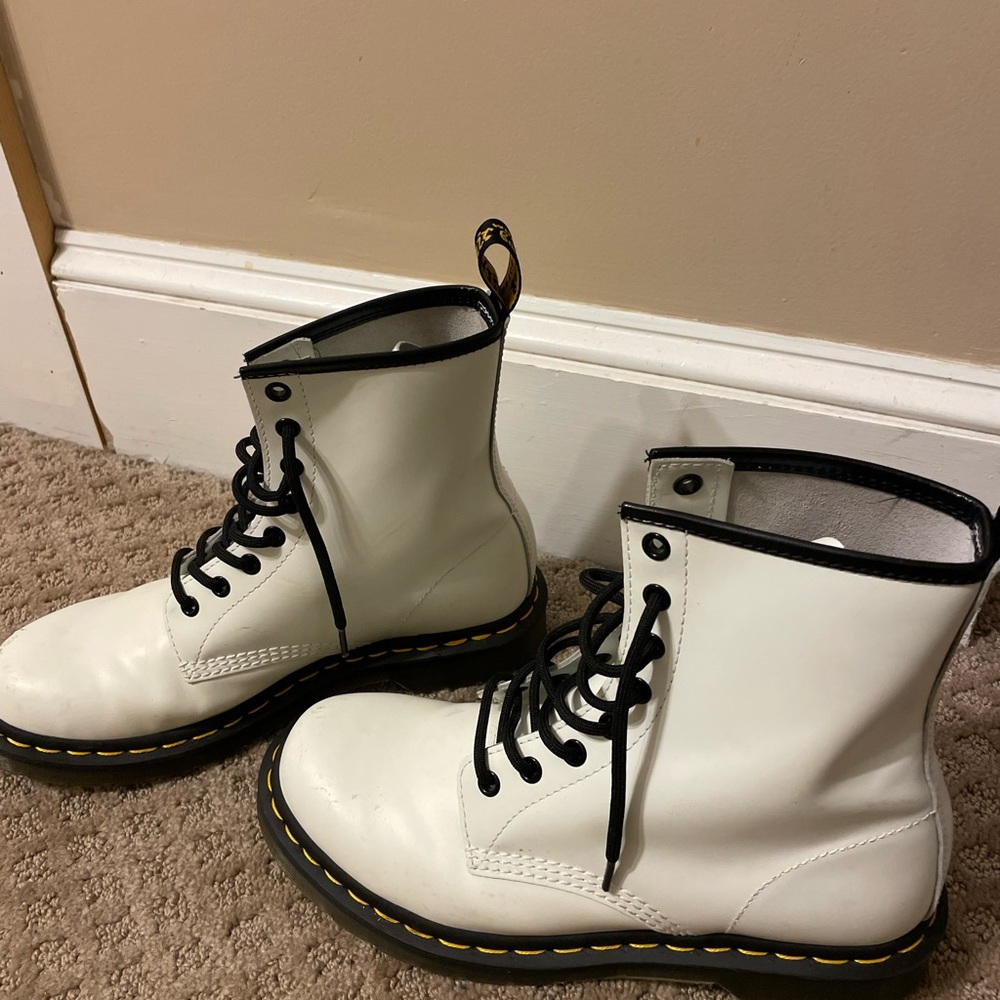 White Dr. Martens